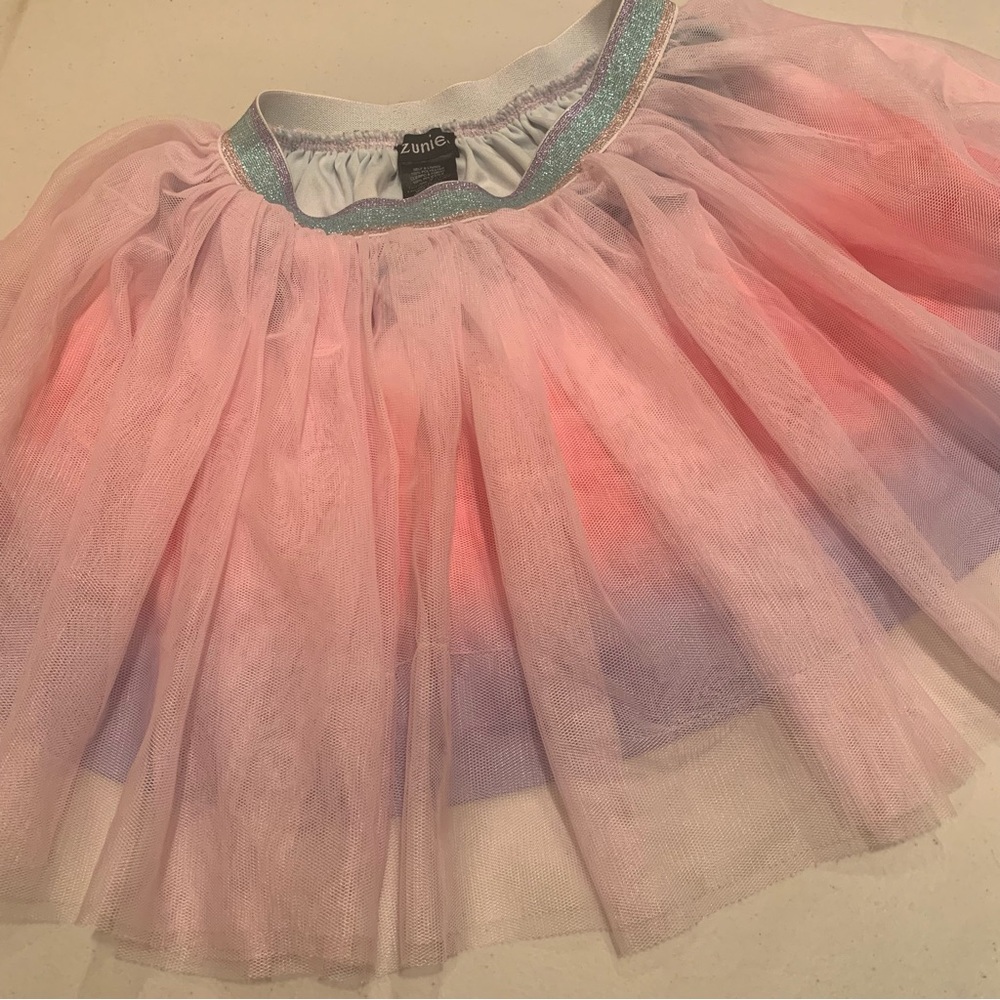 Zunie Pink and Lavender Tulle Skirt 4T